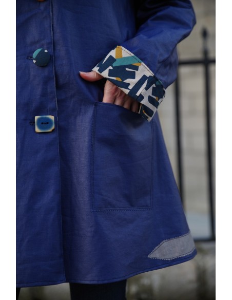 Imperméable femme Marine