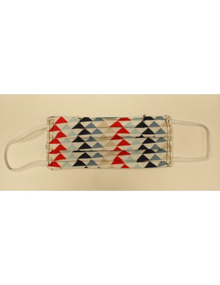 Masque triangle rouge femme