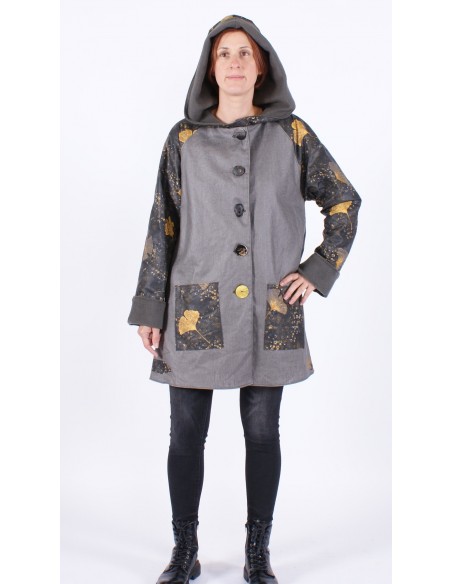 Imperméable ardoise ginko femme