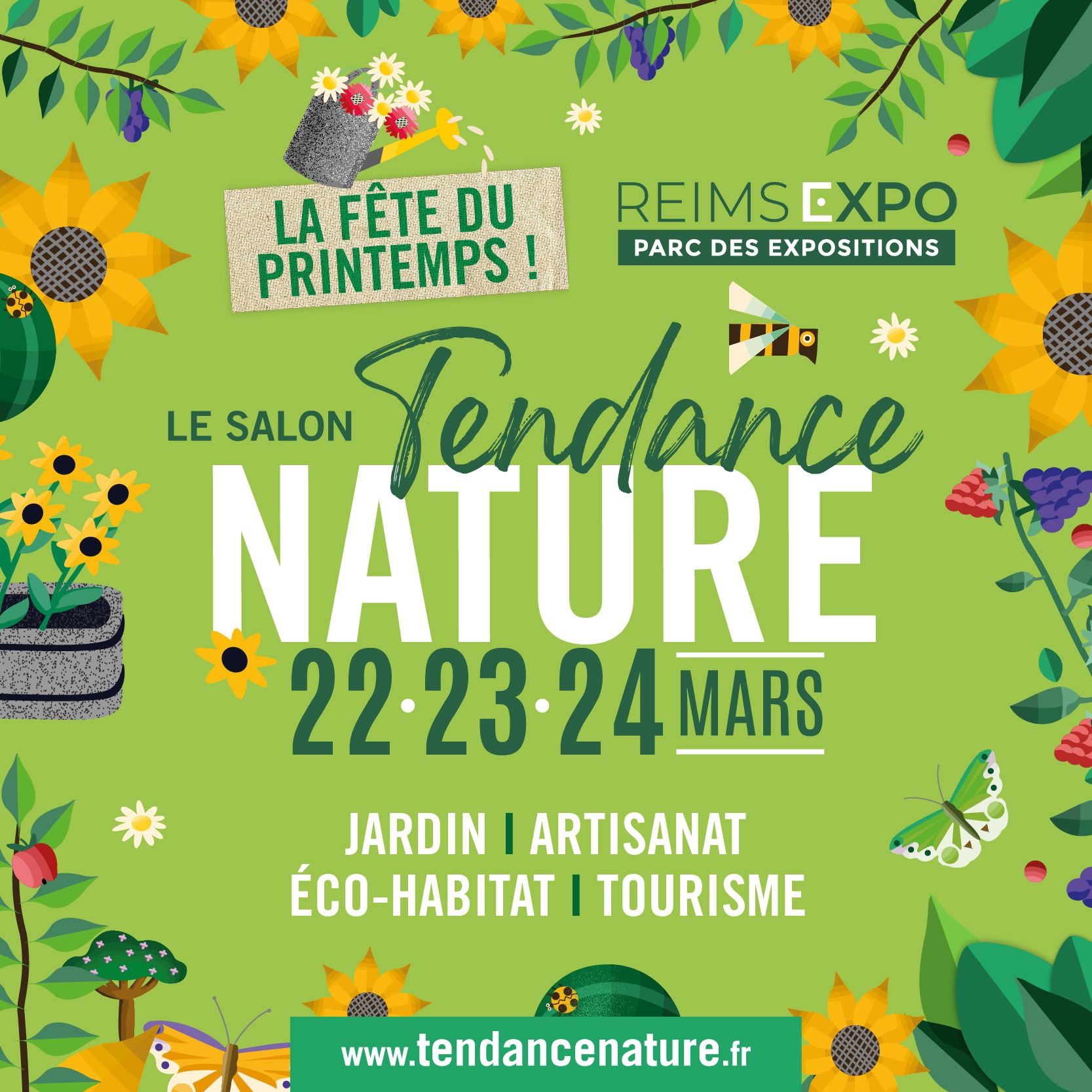 Envie de se mettre au vert, rendez vous au salon Tendance Nature à Reims, c'est ce weekend!